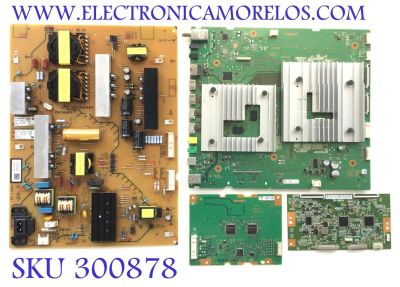 KIT DE TARJETAS PARA TV SONY / MAIN A5027249A 484 / 1-010-115-21 / T-CON 34.29110.0C0 / ST6451D03-8 / 34291100C00111T / DRIVER A5026320A / 100690111 / 1-006-902-11 / FUENTE 100611012 / APS-435 / 100660311 / PANEL YDBM065DCS11 / MODELO XR-65X90J / XR65X90J